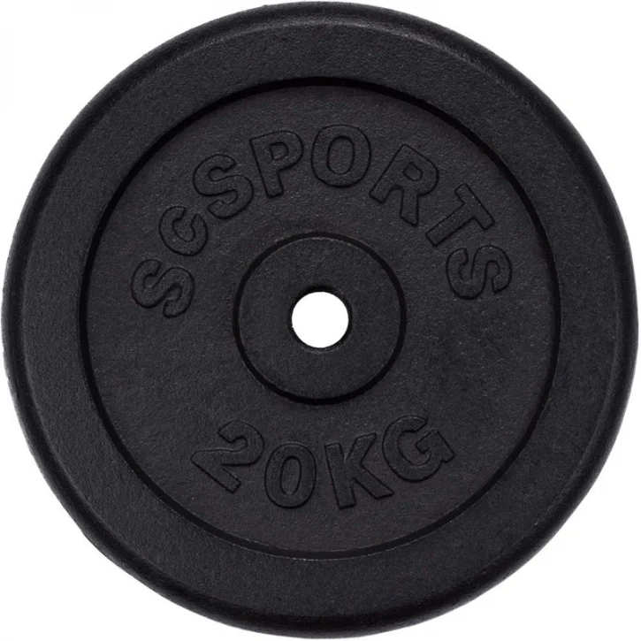 ScSPORTS valurautainen levypaino 20 kg, 30 mm - Image 3