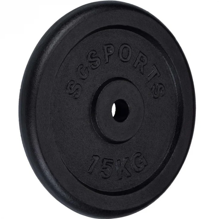 ScSPORTS levypainot 2 x 15 kg, 30 mm - Image 4