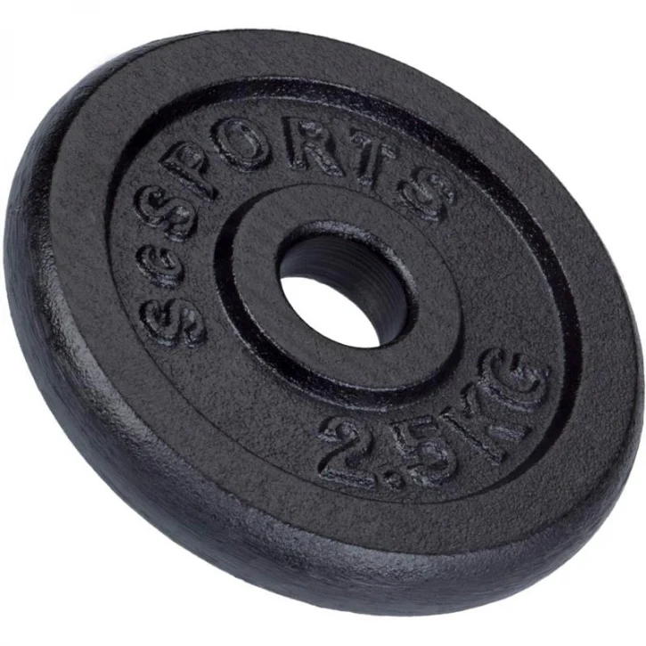 ScSPORTS levypainot 4 x 2,5 kg, 30 mm - Image 5