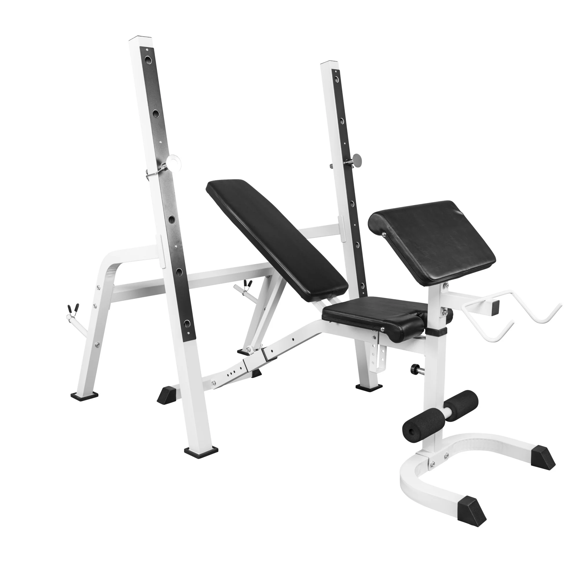 Säädettävä 5-in-1 treenipenkki, valkoinen - Image 6