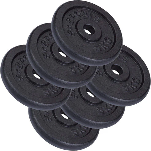 Valurautainen levypainosetti 30/31 mm 10–40 kg - Image 3