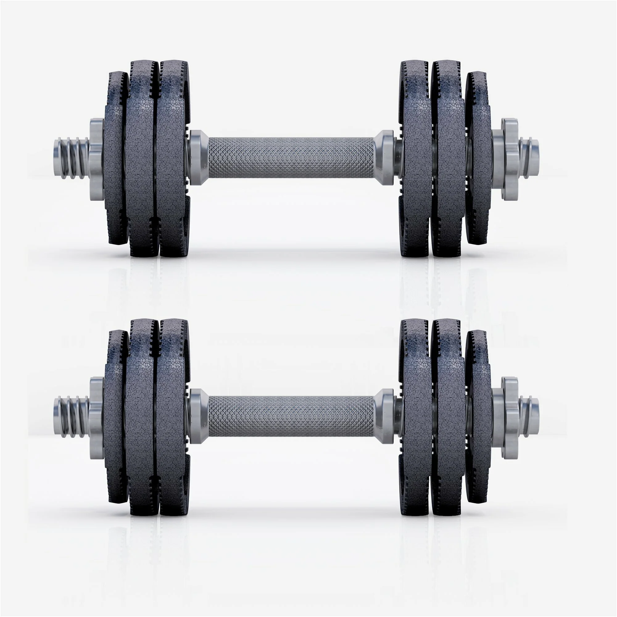 Tri Grip käsipainosetti 30 kg kierrelukoilla - Image 3