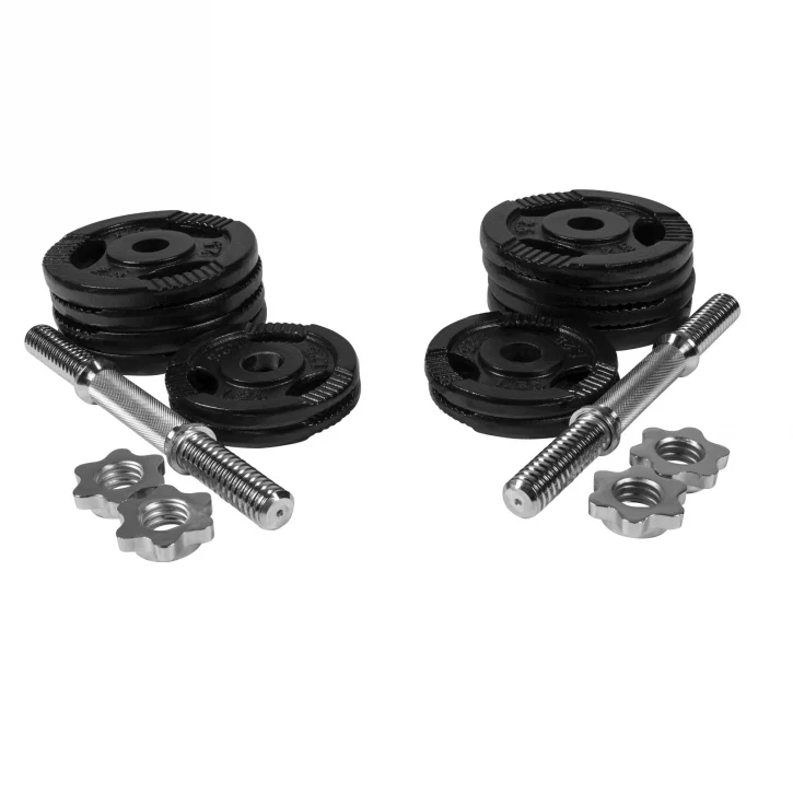 Tri Grip käsipainosetti 30 kg kierrelukoilla - Image 7
