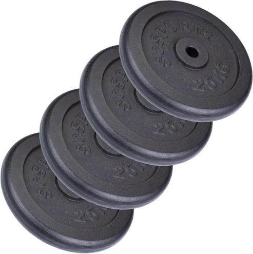 Valurautaiset levypainot 30/31 mm, 20–120 kg - Image 4
