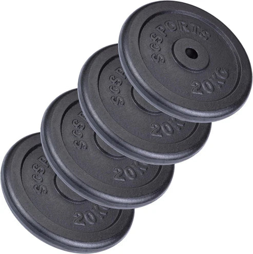 Valurautaiset levypainot 30/31 mm, 20–120 kg - Image 5