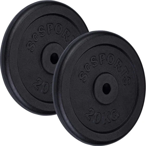 Valurautaiset levypainot 30/31 mm, 20–120 kg - Image 6
