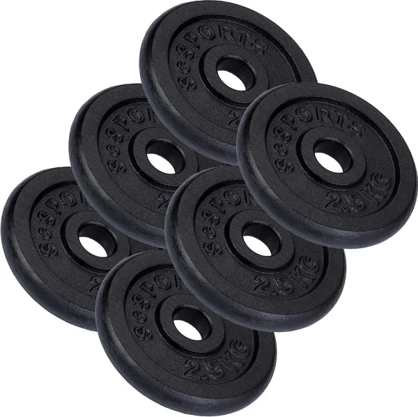 Valurautaiset levypainot 30 mm, 2–20 kg setit - Image 5