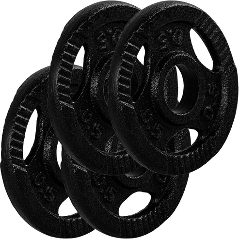 Valurautaiset Tri Grip -levypainot 30/31 mm, 2–30 kg - Image 14