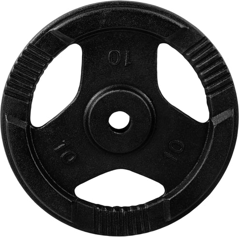 Valurautaiset Tri Grip -levypainot 30/31 mm, 2–30 kg - Image 4
