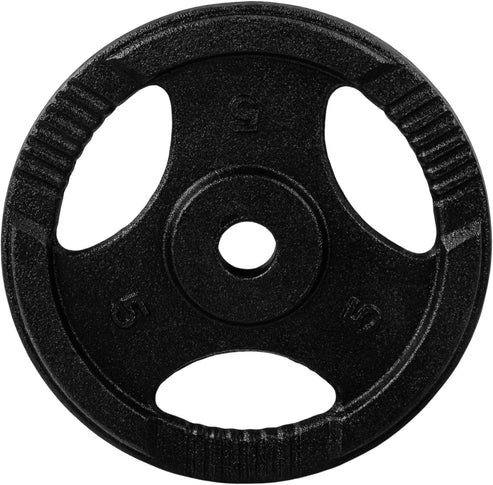 Valurautaiset Tri Grip -levypainot 30/31 mm, 2–30 kg - Image 6