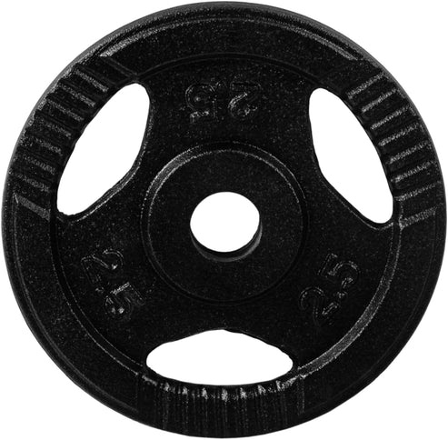 Valurautaiset Tri Grip -levypainot 30/31 mm, 2–30 kg - Image 8
