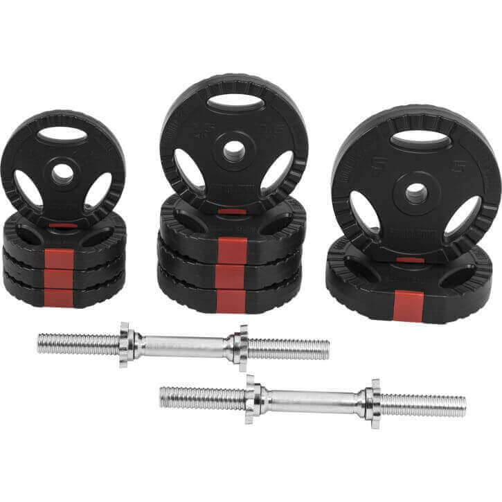 Tri Grip käsipainosetti 30 kg 35 cm tangoilla - Image 2
