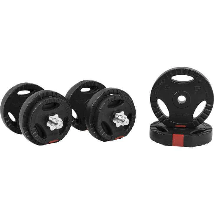 Tri Grip käsipainosetti 30 kg 35 cm tangoilla - Image 3