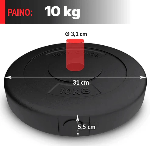 Vinyylilevypainot 30 mm, 5–30 kg - Image 4