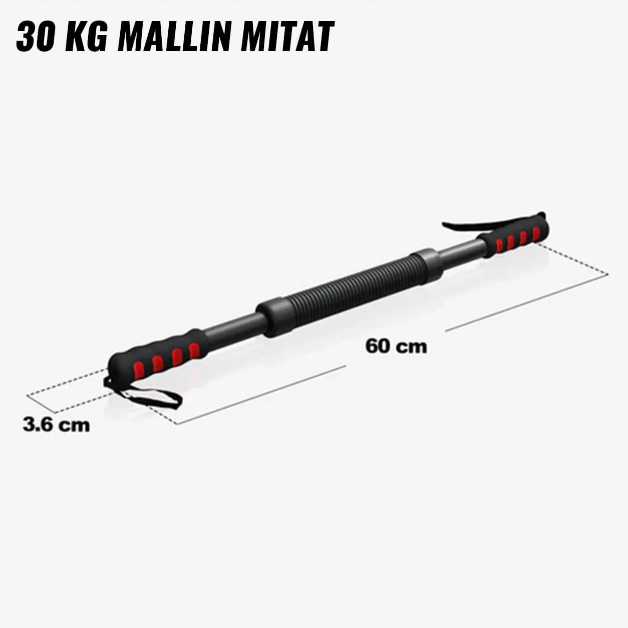 Voimatwister 20/30 kg – taivutustanko ylävartalon treeniin - Image 6