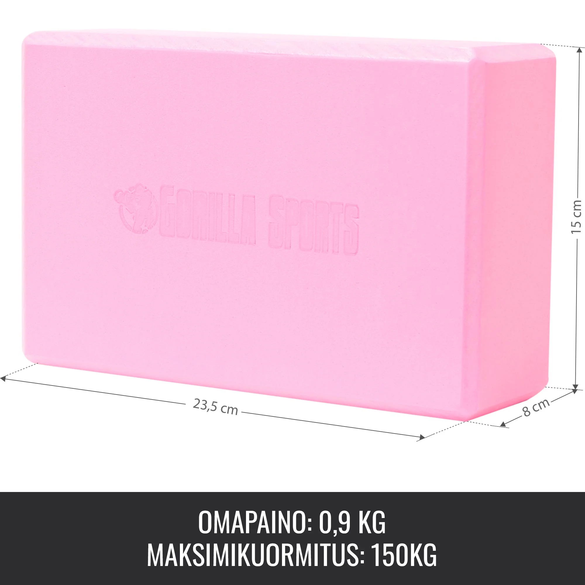 Joogapalikka 23,5 x 15 x 8 cm, Oranssi - Image 6